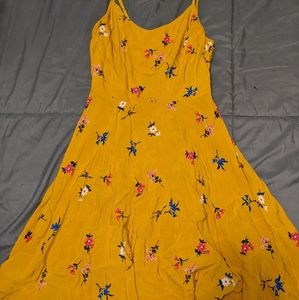 Yellow Floral dress